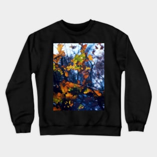 oak leaves in autumn Crewneck Sweatshirt